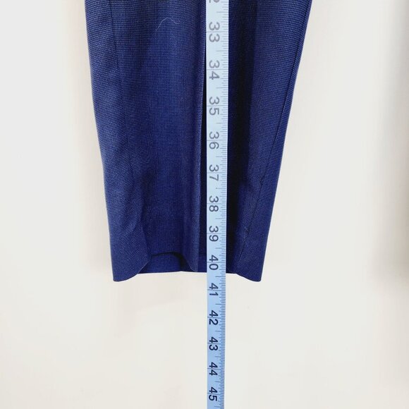 Perry Ellis Mens Portfolio Navy Slim Fit Dress Pants Size 38x30 New - Picture 10 of 14